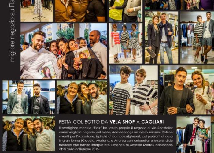 Flair e Antonio Marras da Vela Shop a Cagliari