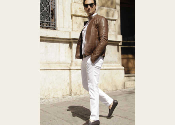 Giubotto in pelle • Castangia Collection