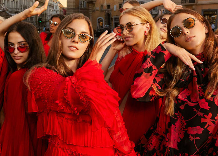 Eyewear Crystal Studios firmata Valentino