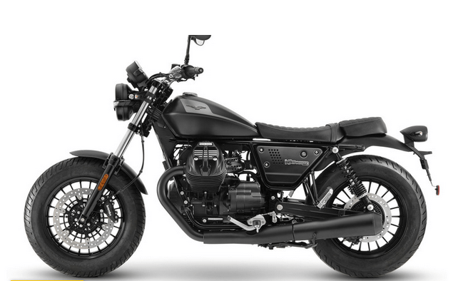 Moto Guzzi V9 2021, stile dark